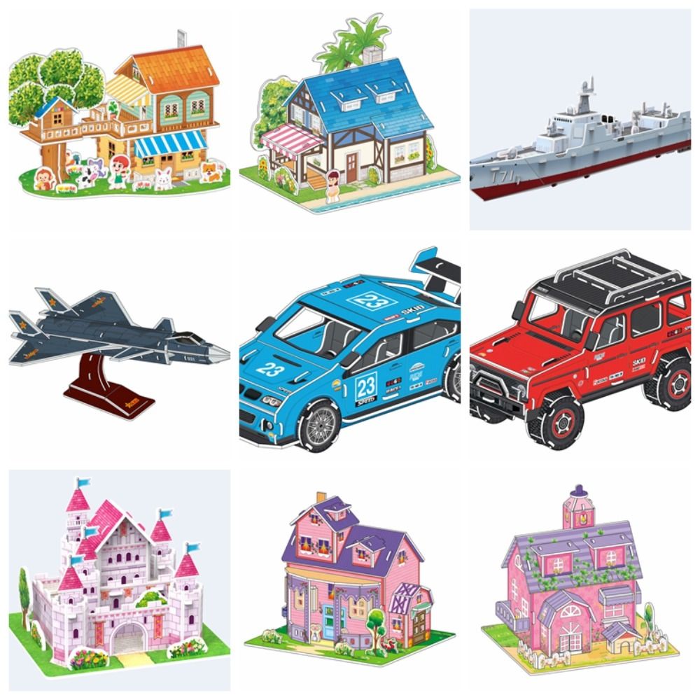 Model Kit Eva - Diy Geassembleerd Bouwmodel Papier 3d Puzzels