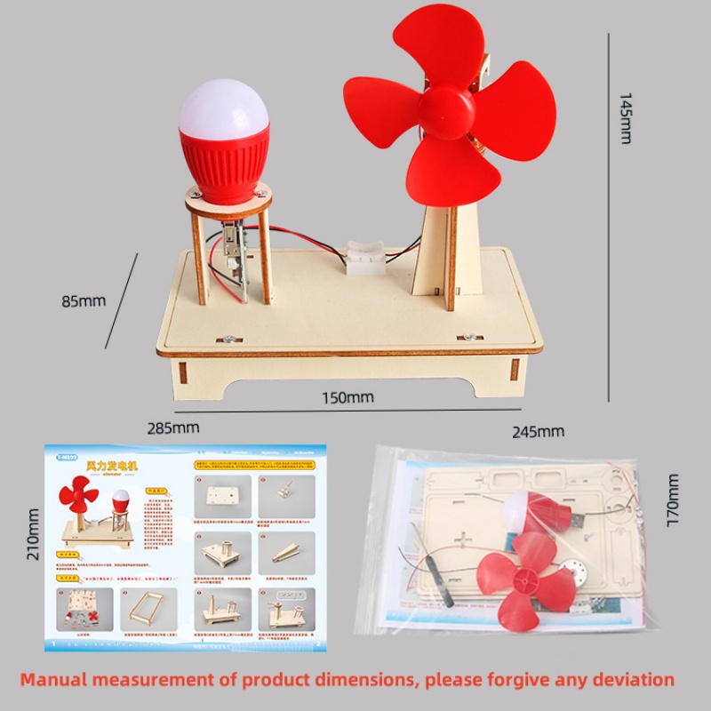 DIY Houten Windturbine Model K - Model Kit Fantasy recensie en prijs