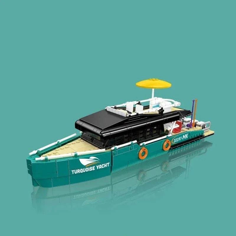 Turquoise Luxe Jachten Bouwste - Model Kit Yacht recensie en prijs